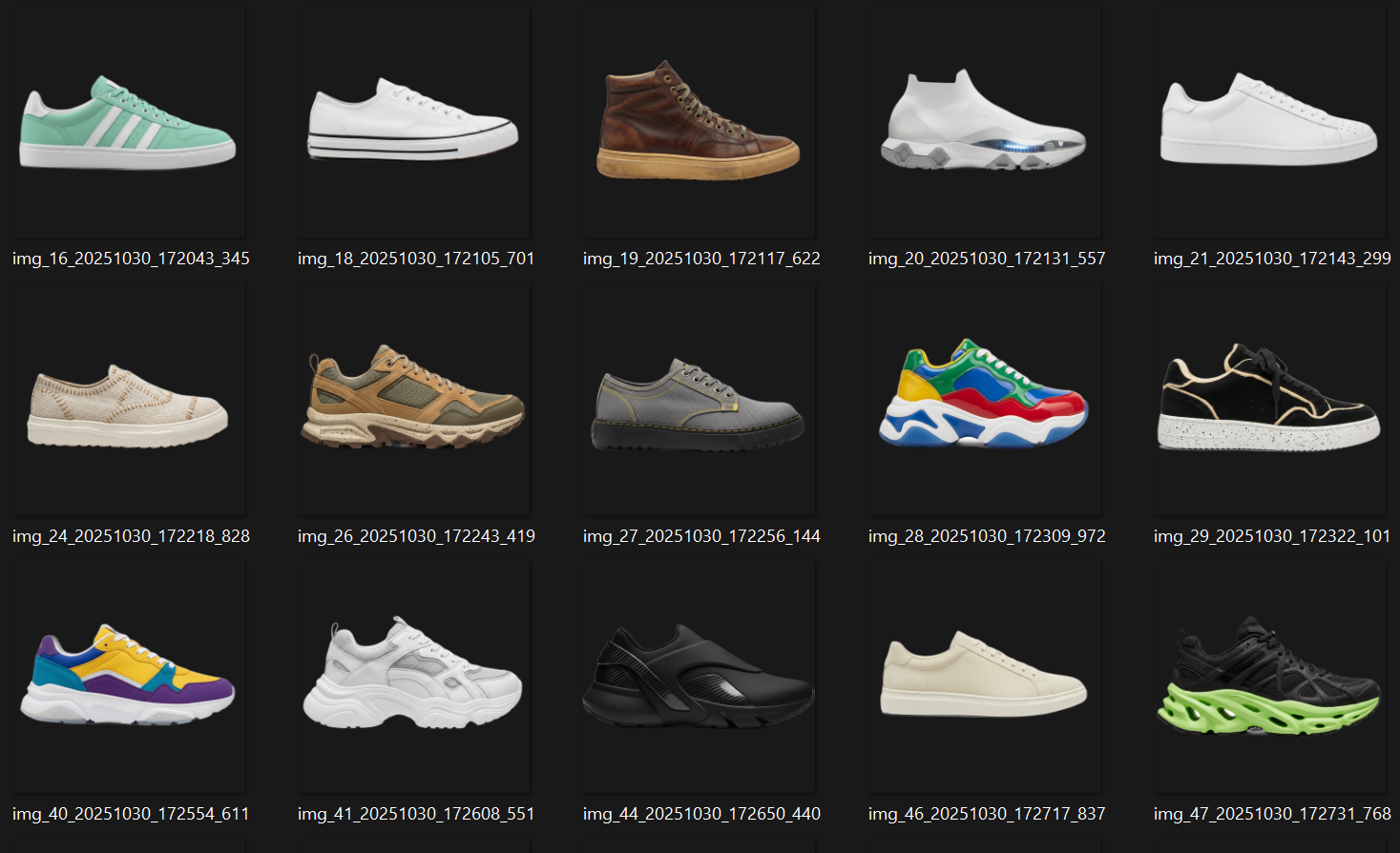 Generated footwear concept